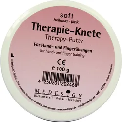Therapie Knete Soft Hellrosa 100 G