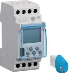 Hager EGK103 Wochenschaltuhr,1 Wechsler,16A,2 PLE,digital inkl.Bluetooth-Programmierschlüssel