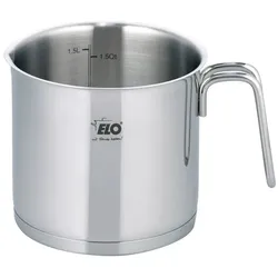 ELO Milchtopf Citrin 1600 ml Edelstahl Silber