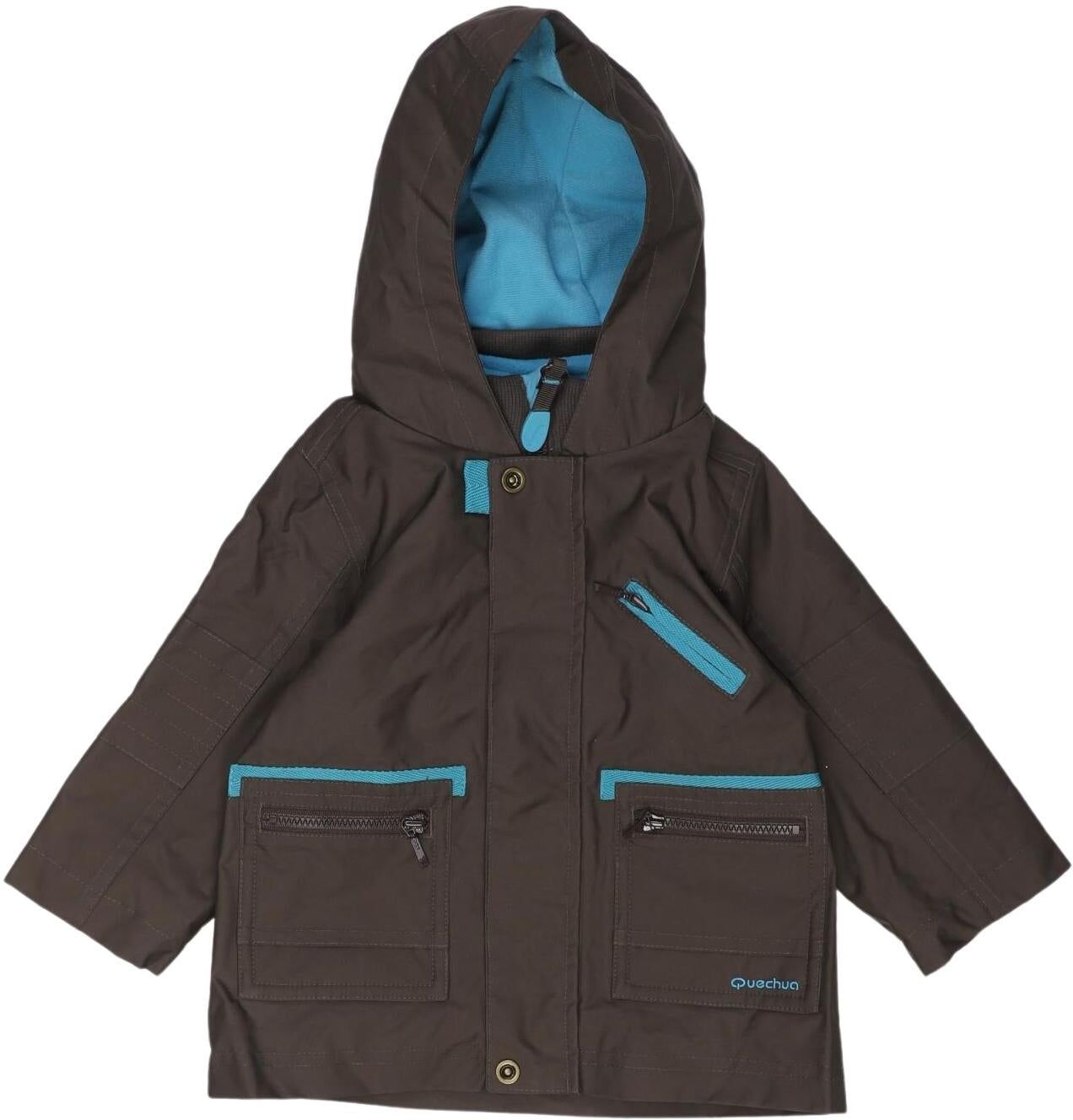 quechua Jungen Jacke oder Mantel, Braun, Gr. EU 80, Synthetik - Second Hand