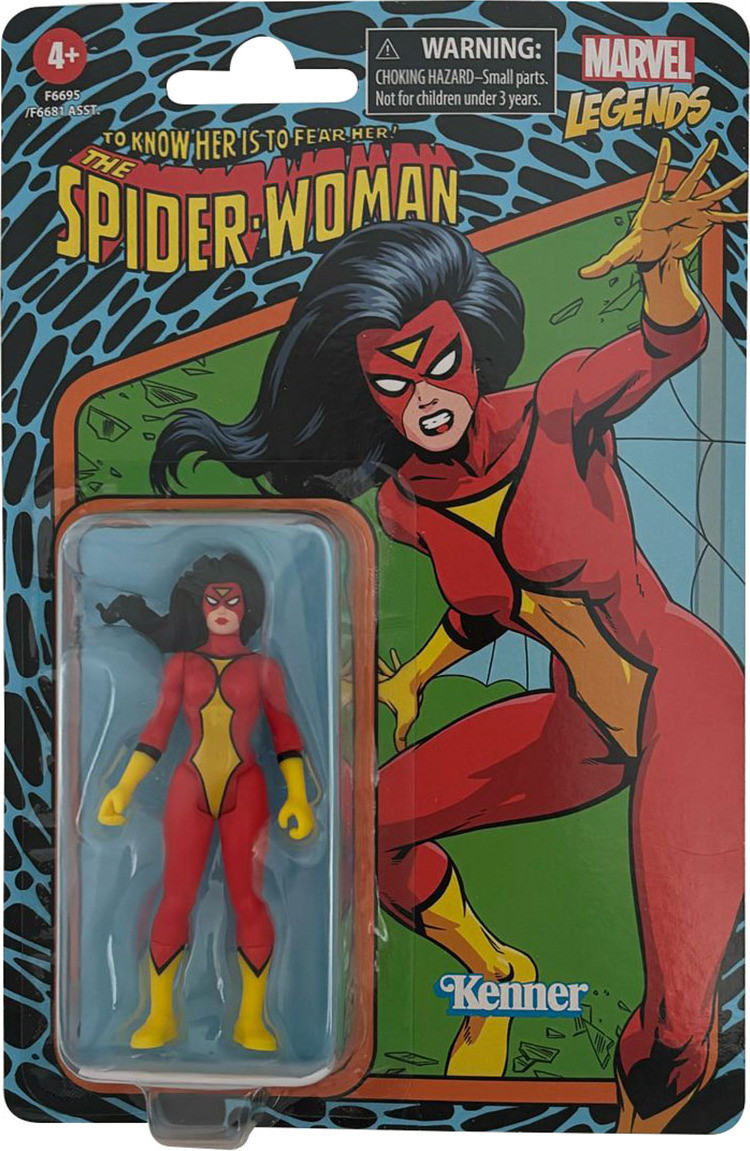 Hasbro Marvel Legends Retro 375 Collectie Spider-Woman Actiefiguur Meerkleurig