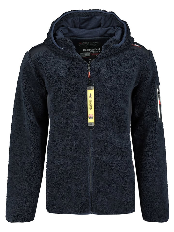 Geographical Norway Fleecejacke in Dunkelblau - XL