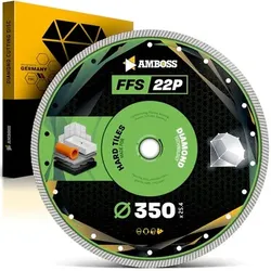 1x FFS 22P Diamant Trennscheibe 350 x 2.6 x 25.4 | Amboss FFS 22 Premium