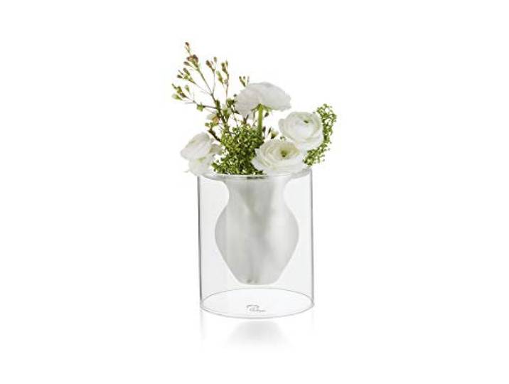 Vaas van gesatineerd glas Philippi Esmeralda