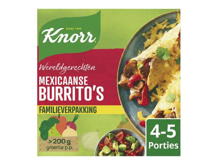 Knorr Wereldgerechten Mexicaanse Burrito - 351 g