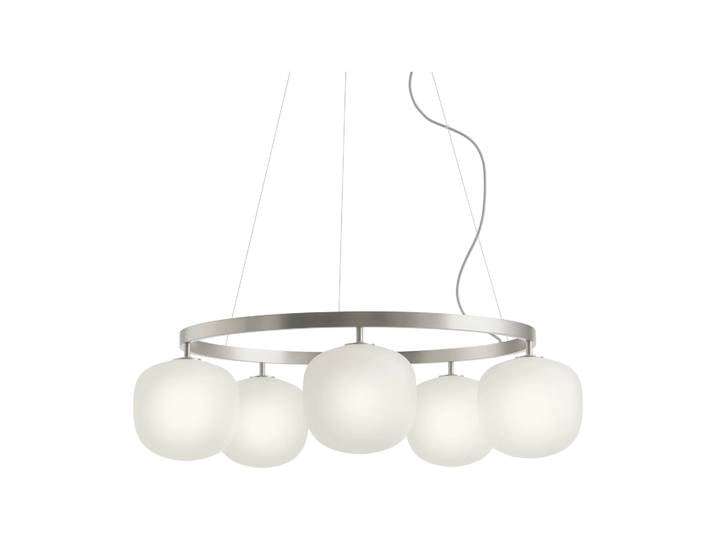 Muuto Chandelier Rime Aluminium gris