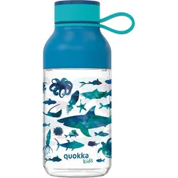 Quokka Ice Kids mit Trageriemen - Trinkflasche ecozen 430 ml mit Trageriemen (mořská zvířata)