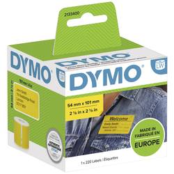 DYMO 101 x 54 mm Thermodirekt Papier Gelb 220 St. Permanent haftend 2133400 Versand-Etiketten, Namensschild-Etiketten