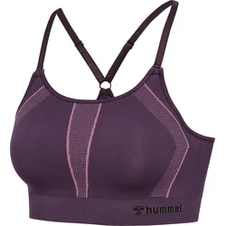 HUMMEL hmlMT POWER SEAMLESS SPORTS BRA plum perfect XS