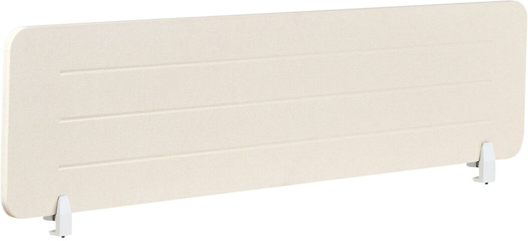 17 Stories Desk Dividers Beige 40cm H x 160cm L