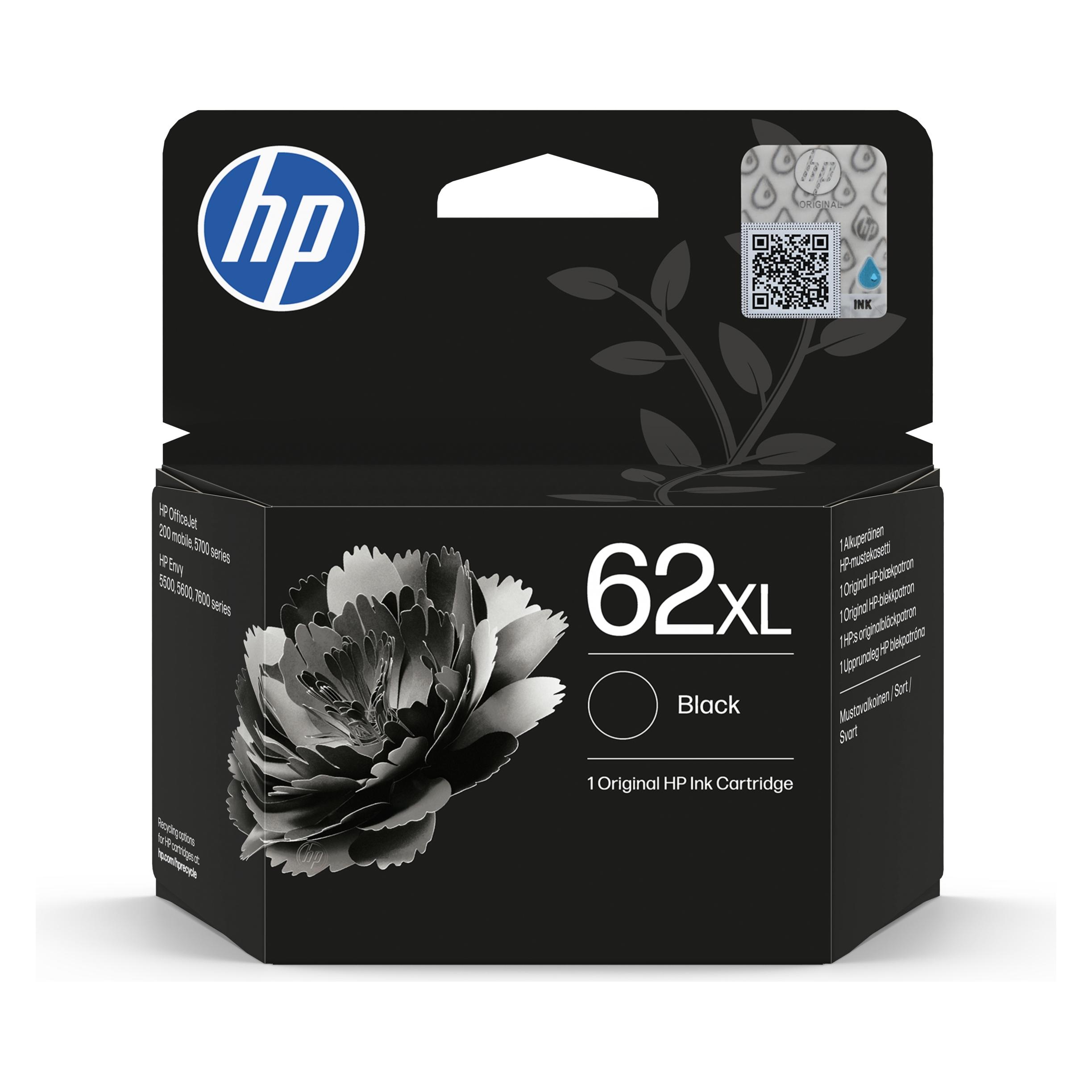 HP Ink Nr.62XL black (D14SKAE)