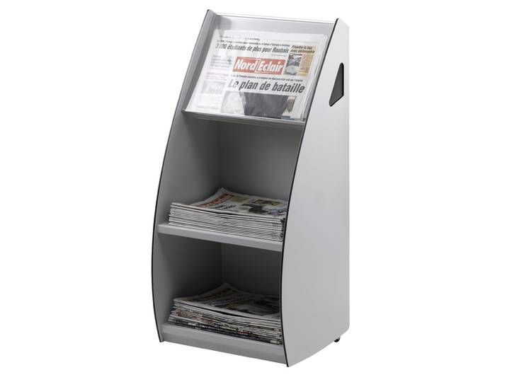 Paperflow Présentoir distributeur XL - 2 cases A3 - Gris