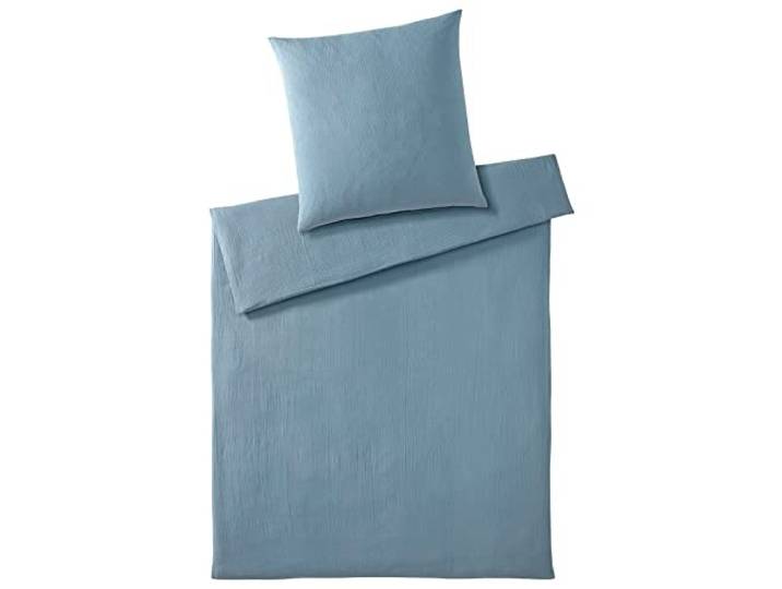 elegante 155x220 cm + 80x80 cm Rauchblau