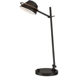 Tischlampe Schreibtischleuchte Beistelllampe Bürolampe Bronze H 51 cm LED Lampe