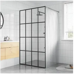 vidaXL, Duschkabine + Duschwand, Zatonor (195 cm, 80 cm, 195 cm)