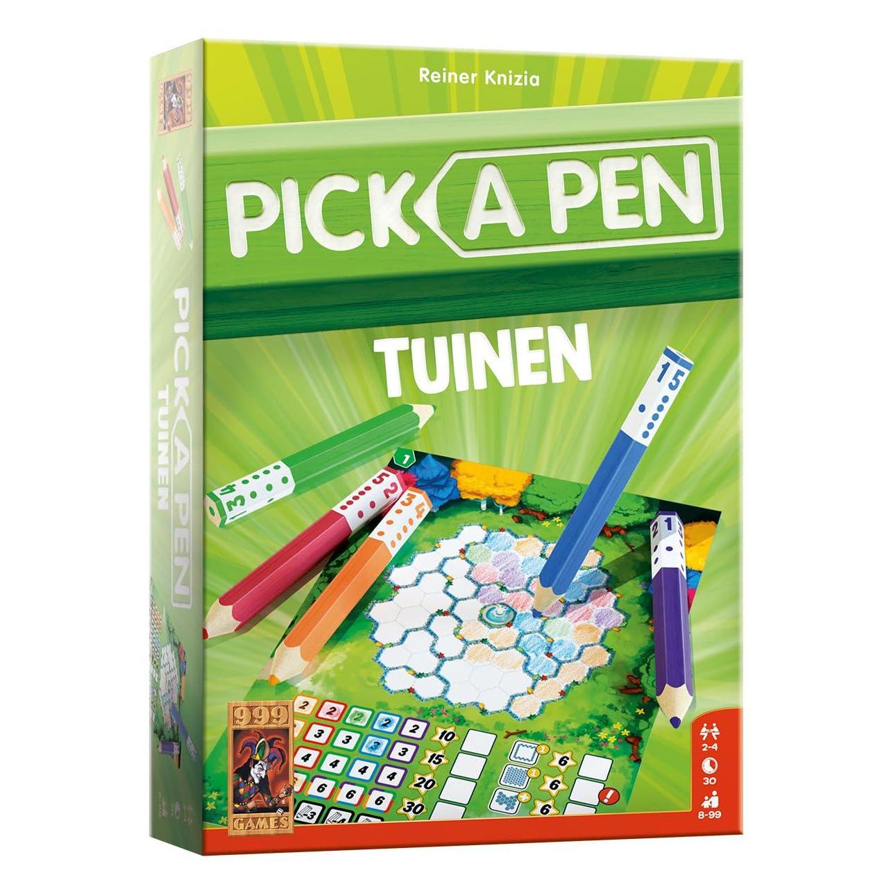 999Games Pick-a-Pen: Tuinen (Englisch, Niederländisch, 2 - 4 Spieler) (999-PAP01)