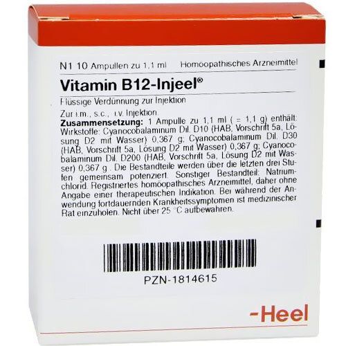 Vitamin B12 Injeel Ampullen 10 St