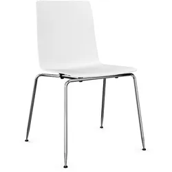 Sedus meet chair Vierfußstuhl Kunststoff (stapelbar) - Weiß (120)