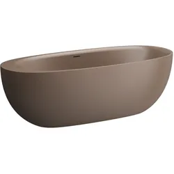 LAUFEN ILBAGNOALESSI Badewanne, freistehend, Mineralgusswerkstoff, 1850x800x440mm, H2209721880001, Farbe: Kaffee Matt Außen, Kaffee Matt Innen