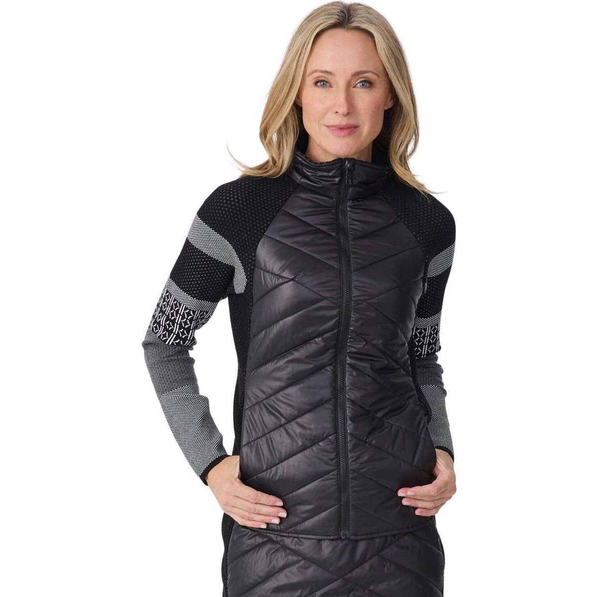 Krimson Klover Switchback Jacket black pointelle (024) S KK-F26105-024-S
