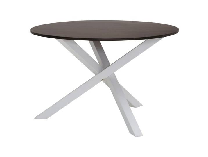 Bristol-table à Manger 6 Personnes Bois Blanc 120cm