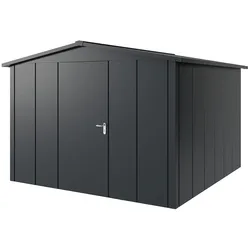 Hörmann Metall-Gerätehaus "Juno" mit Satteldach, JSD14 - Design, 310 x 310 cm (B x T),anthrazit,