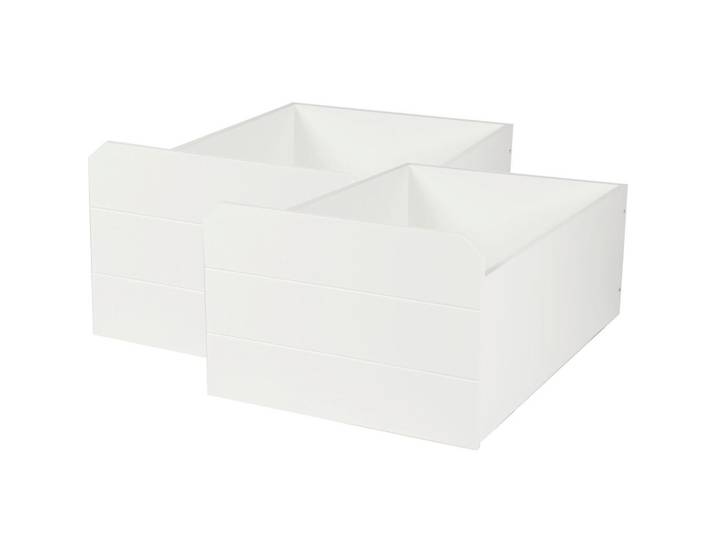 Livetastic Bettschubkasten, Weiß, 58x40x90 cm, Schlafzimmer, Betten, Bettgestelle- Einzelteile, Bettkästen