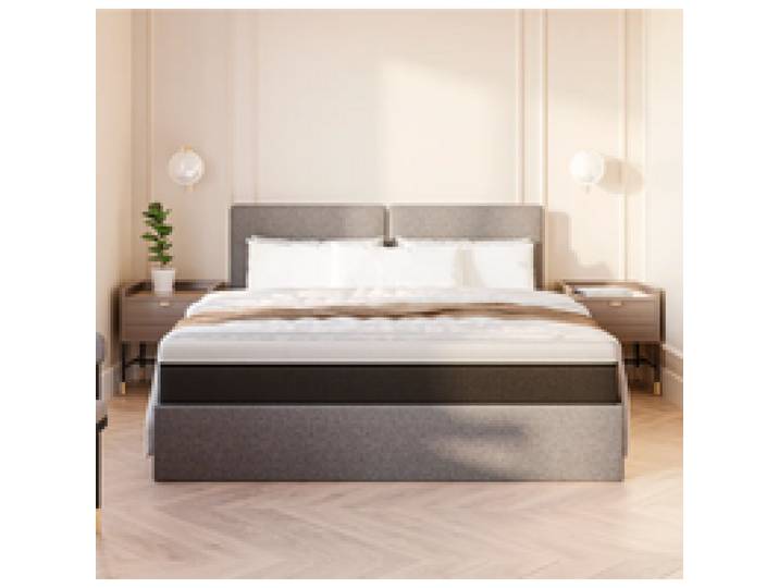 Lit Coffre Emma Original 140x190- Gris foncé - Tête de lit en option - Jusqu'à 796L de capacité de stockage - Livraison et retour gratuits