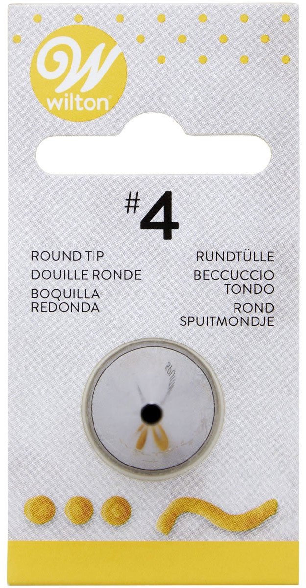 Wilton Spuitmondje #004 Rond voor Taartdecoratie