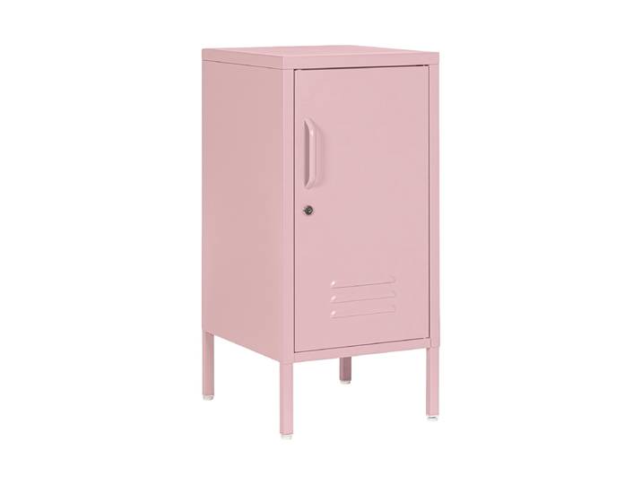 Nachttisch „Cambridge“ aus Metall Pastellrosa Bizzotto