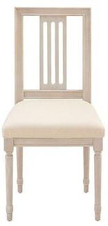 Set of 2 Tuva Dining Chair with Sandberg Parchment Seat - Whitewash - Ballard Designs
