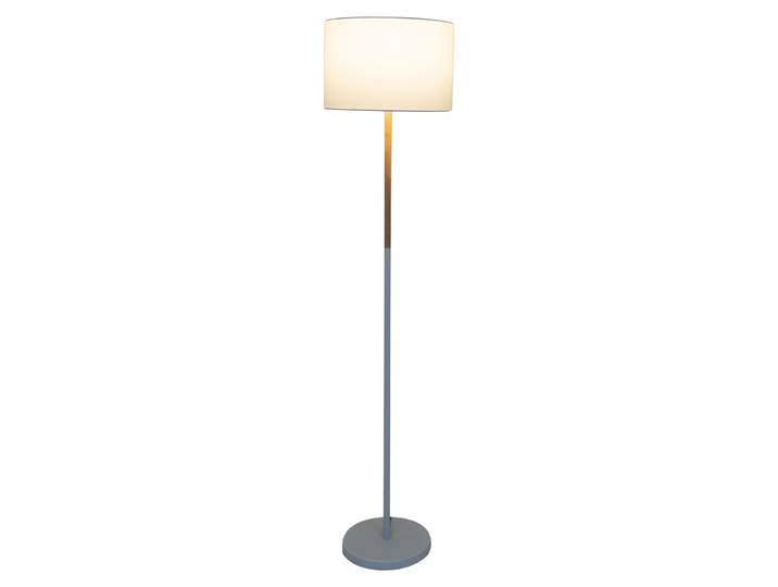 Lampadaire Salon Textile Abat-jour Lampadaire Chambre Tissu Blanc 2088023