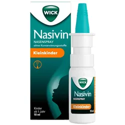 WICK Nasivin NASENSPRAY Kleinkinder ohne Konservierungsstoffe 10 ml Nasenspray