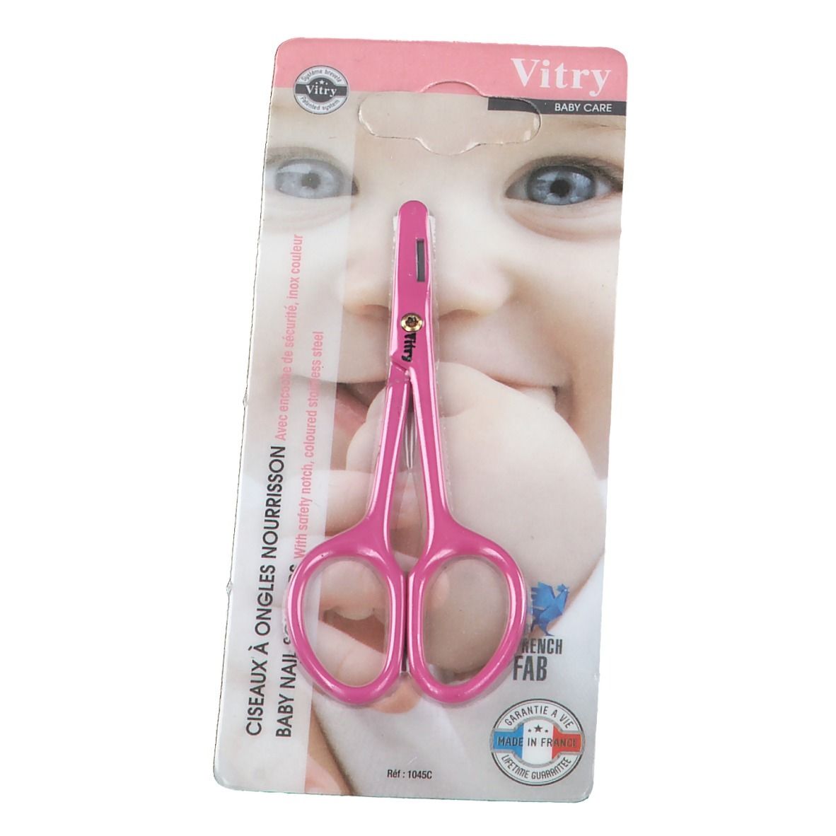 Vitry Schaar Zuigeling Inox Pastel 1045 1 St Schere