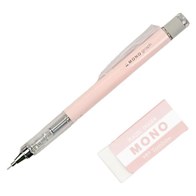 Tombow Druckbleistift, Mono Graph 0,5 mm Pastell + Radiergummi (0.50 mm, 1x) (54614333)