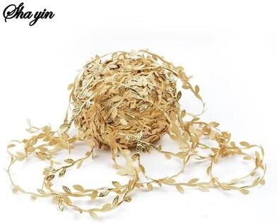 Uplift Picks Gold Leaf Vine Garland Artificial Decorative Rattan For Wedding And Home Decor b 20 M