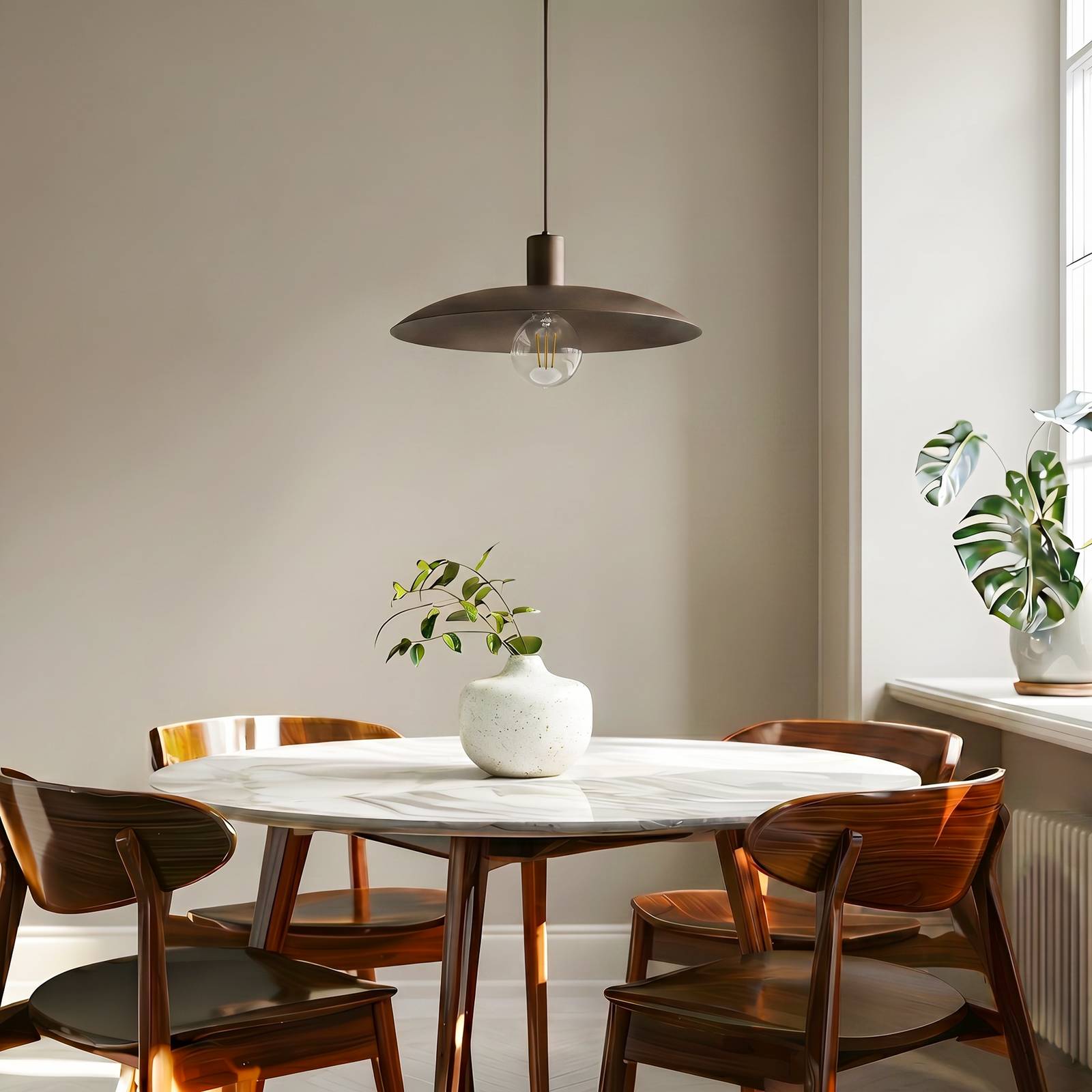Hängelampe Astra TK Lighting, dimmbar, braun / rost, für Wohn- / Esszimmer, Metall, Modern, Pendelleuchte