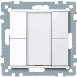 Merten 617225 Elektroschalter Weiss, Schalter + Taster, Weiss