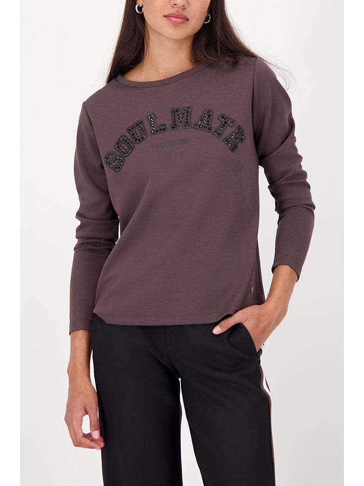 monari Longsleeve in Dunkelbraun - 40