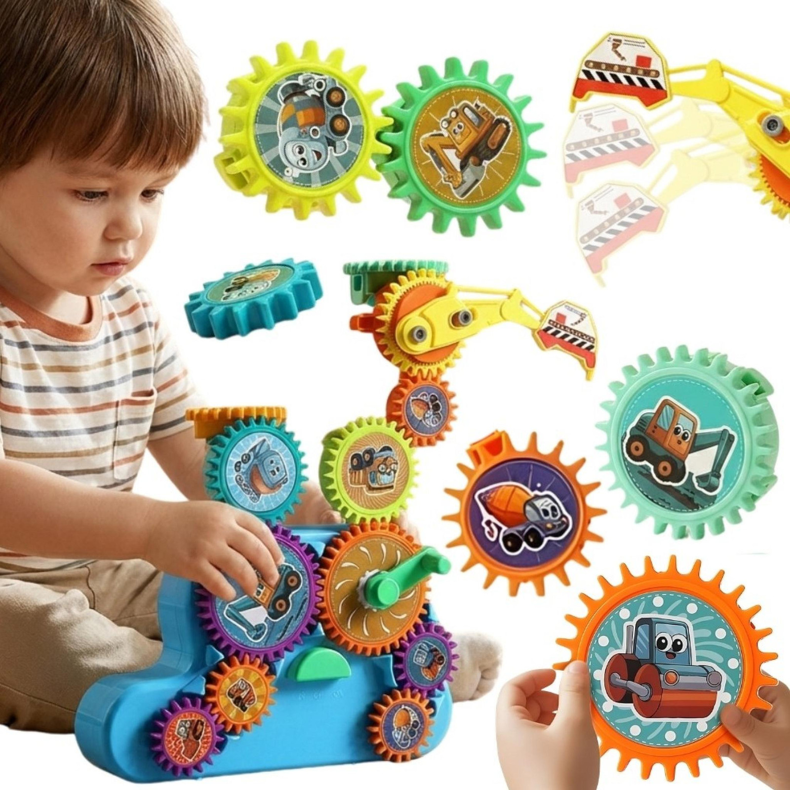 Woopie Interactieve Bouwblokken Tandwielen 18 stuks
