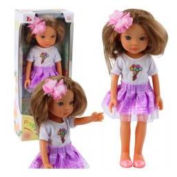 Lean Toys Leantoys Lalka Pretty Girl W Fioletowej Spódniczce 32 Cm (65614732)