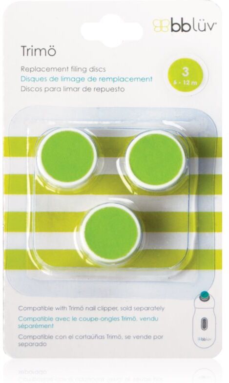 BBLÜV Trimö accessoires de rechange pour lime à ongles pour enfants 6-12m 3 pcs