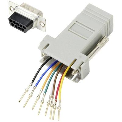 TRU COMPONENTS D-SUB Adapter D-SUB-Stecker 9pol. - RJ45-Buchse 1St.