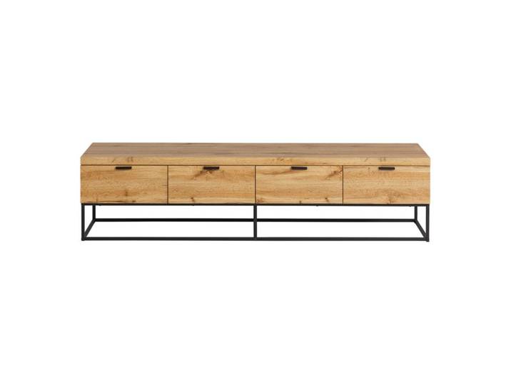 Meuble TV L.180 cm OAKLAND Imitation chêne
