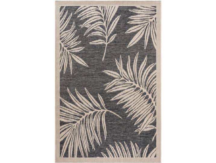 benuta Outdoorteppich River Blau 100/150 cm, Textil, Floral, Rechteckig, 100x150 cm, wasserabweisend, Teppiche & Böden, Teppich, Outdoorteppich