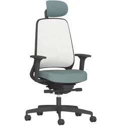 ROVO R22 6050 EB ergonomischer Bürostuhl Kopfstütze