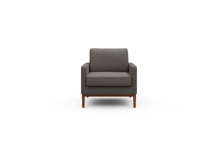 moebelfaktor Sessel Bodo, Retro-Design, elegante Linien, stabile Holzkonstruktion