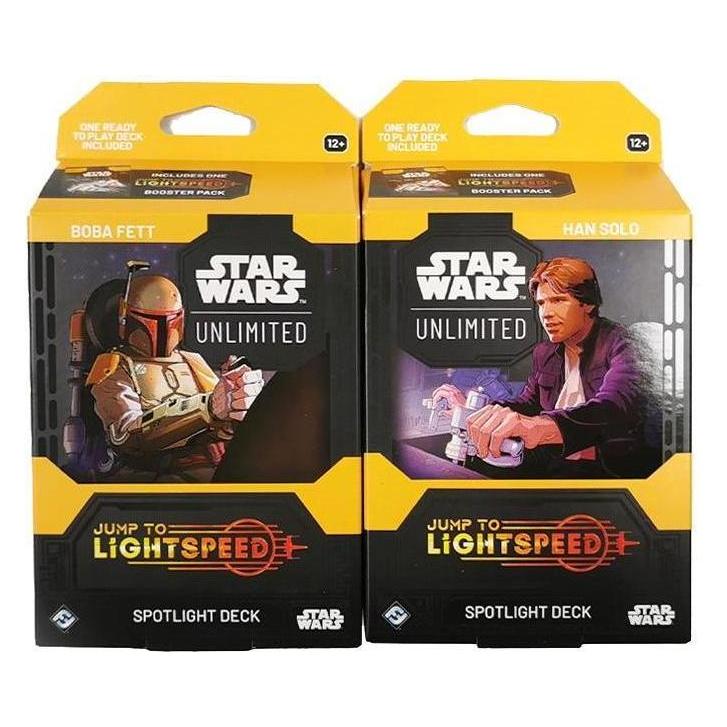 Asmodée Star Wars: Unlimited - Spotlight-Deck Bundle Han Solo and Boba Fett (English) (Englisch, 2 Spieler) (412389)