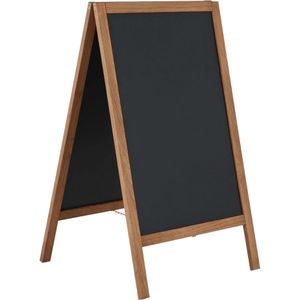 Update-Displays Kundenstopper Economy 46 x 68 cm, Kreidetafel, braun