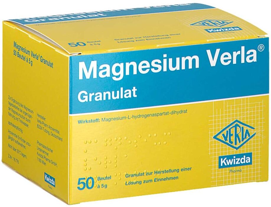 Magnesium Verla Granulat 5g 50stk
